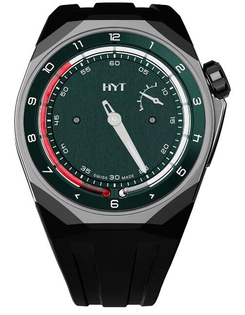 HYT H03343-A T1 Titanium Green Millesime Edition Replica watch